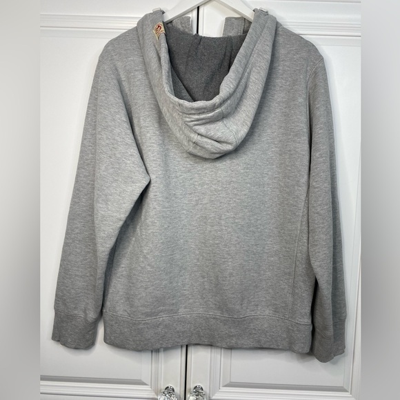Tokyo Laundry Men’s Medium Light Grey Hoodie 3 Button V Neck Sweater Shirt Top - Picture 7 of 8